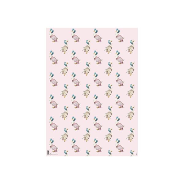 Jemima Puddle Duck Gift Wrap- Pink