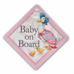 Jemima Puddle-Duck Baby on Board Car Sign