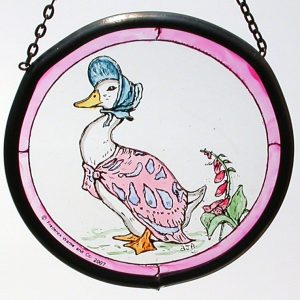 Jemima Puddle-Duck Glass Roundelette
