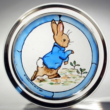 Peter Rabbit Glass Paper Weight