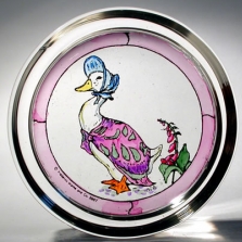 Jemima Puddle-Duck Glass Paper Weight