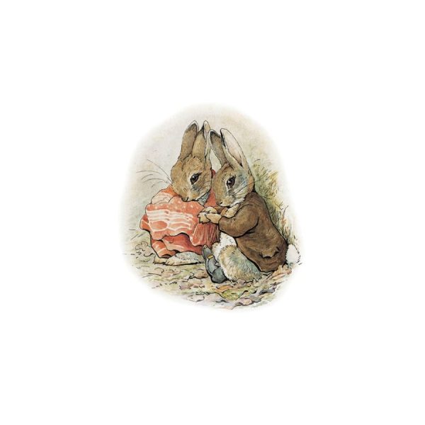 Benjamin Bunny and Peter Rabbit Hiding Greetings Card