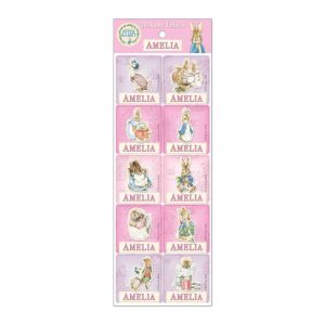 Beatrix Potter Girl's Name Stickers