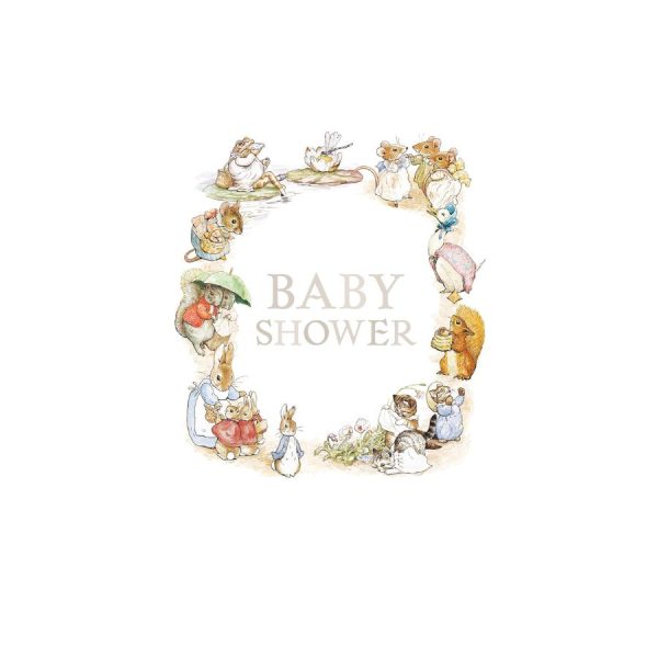 Beatrix Potter Baby Shower Card