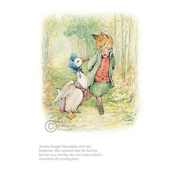 Jemima and the Foxy Whiskered Gentleman Limited Edition Unframed Print