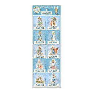 Beatrix Potter Boy's Name Stickers