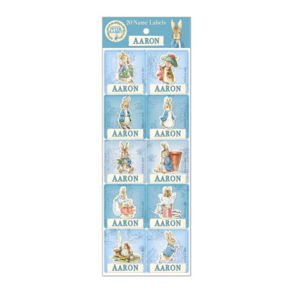 Beatrix Potter Boy's Name Stickers