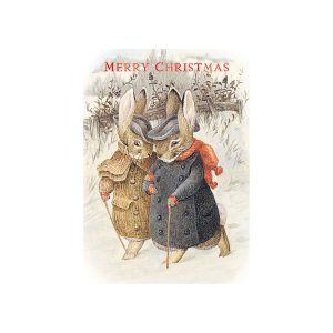 Merry Christmas Bunny Card