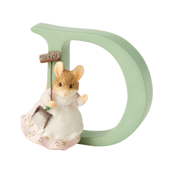 Beatrix Potter Alphabet Letter D - Hunca Munca Sweeping
