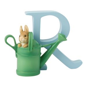 Beatrix Potter Alphabet Letter R - Peter Rabbit in Watering Can