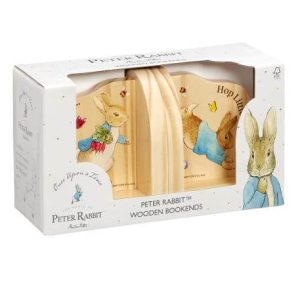 Peter Rabbit Wooden Book Ends