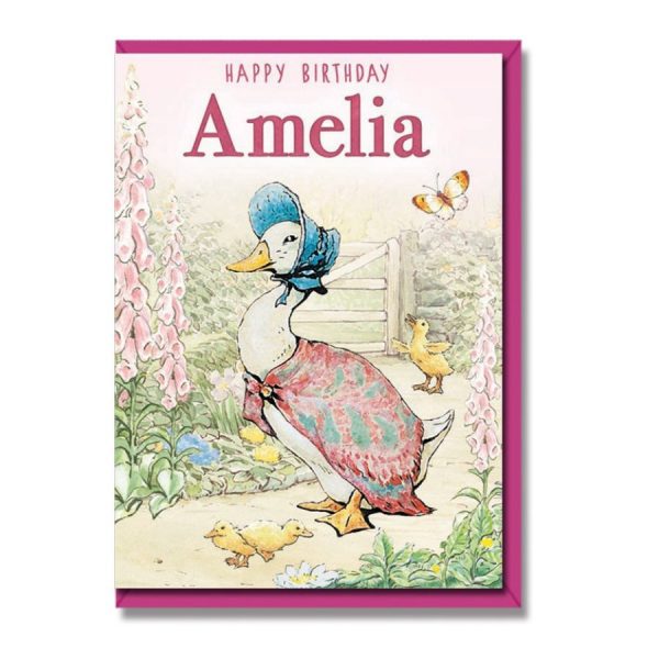 Girl's Personalised Birthday Cards