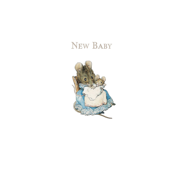Hunca Munca 'New Baby' Card