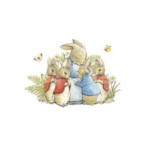 Mrs Rabbit Greetings Card