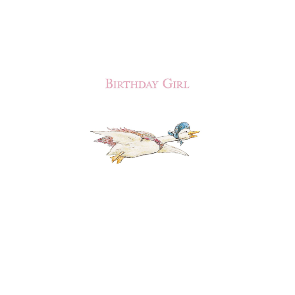 Jemima Puddle-Duck 'Birthday Girl' Card