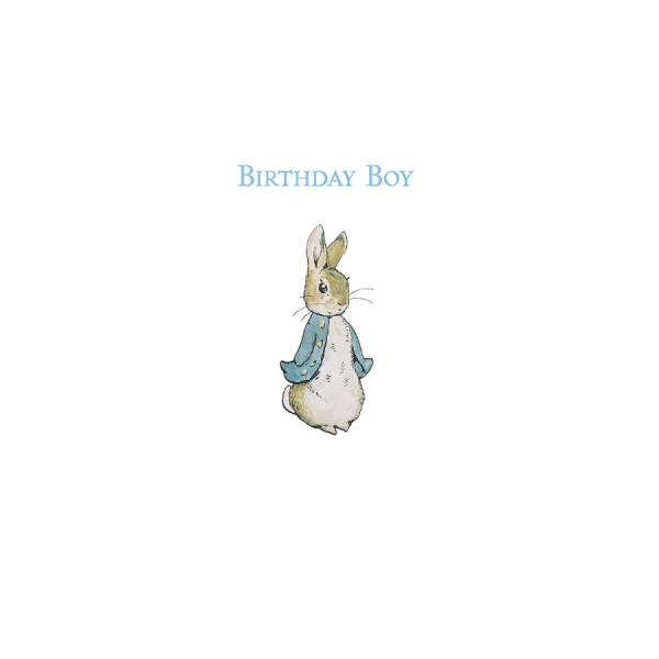 Peter Rabbit 'Birthday Boy' Card