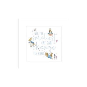 'Even the Smallest One' Peter Rabbit Mounted Print