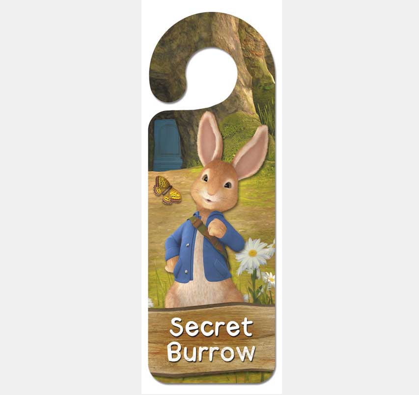 Peter Rabbit Animation Door Hangers - Beatrix Potter Shop Peter Rabbit Animation Door Hangers - Beatrix Potter Shop