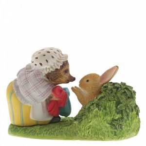 Mrs. Tiggy-Winkle Returning Peter's Laundered Jacket Figurine