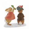 Flopsy and Benjamin Bunny Under the Misteltoe Figurine - Image 3