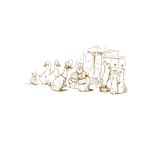 Ginger & Pickles Sketch Greetings Card