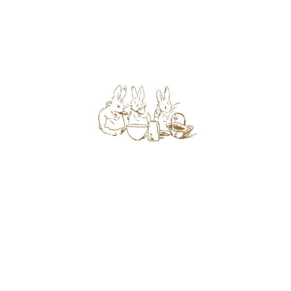 Flopsy, Mopsy & Cotton-tail Sketch Greetings Card