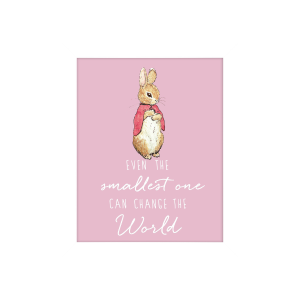 Flopsy Bunny 'Change the World' Artko Mounted Print