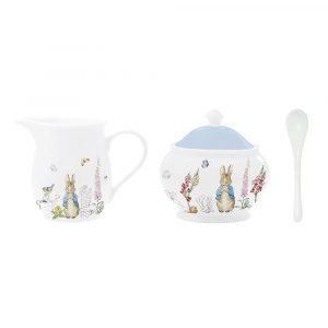 Peter Rabbit Classic Creamer And Sugar Bowl