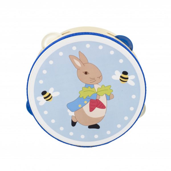 Peter Rabbit Wooden Tambourine