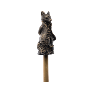 Mr Tod Bronze Cane Companion