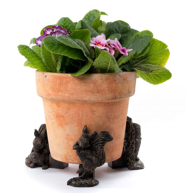 Squirrel Nutkin Potty Feet Bronze Set 4