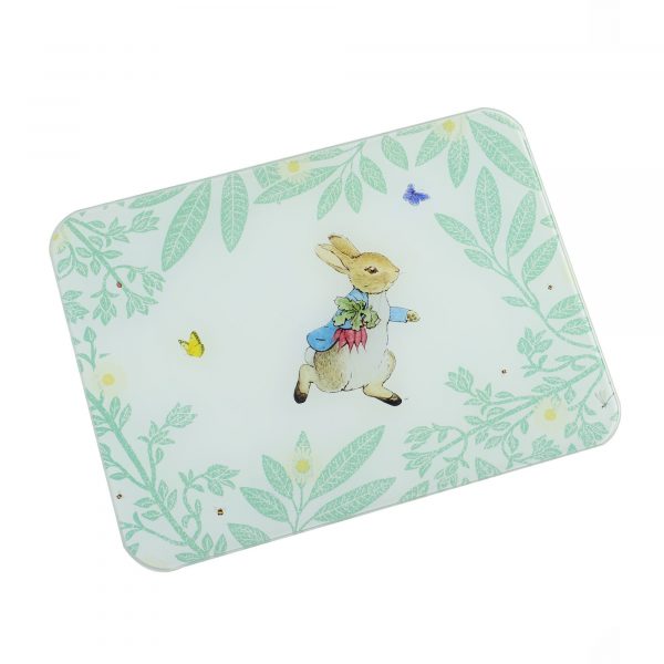Peter Rabbit Daisy Range Medium Glass Worktop Protector