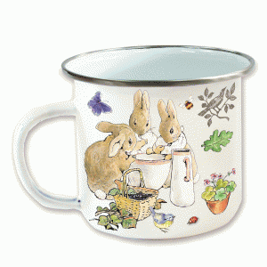 Flopsy Bunnies Enamel Mug