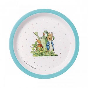 Peter Rabbit Blue Baby Plate