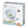 Peter Rabbit Blue Bowl with suction pad and spoon set