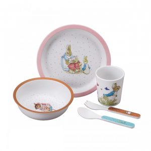 Mrs Rabbit Pink 5-piece set in Gift Box