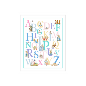 Beatrix Potter Alphabet Framed Print