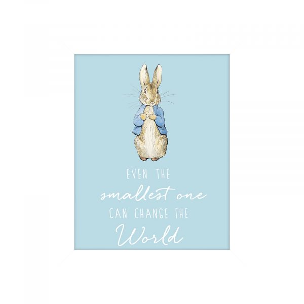 Peter Rabbit 'Change the World' Framed Print