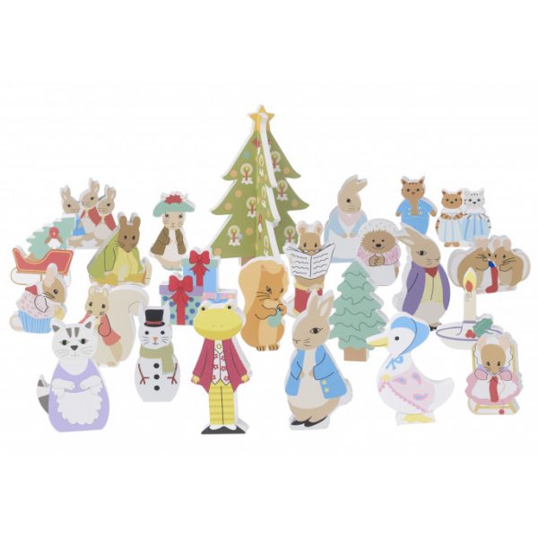 Peter Rabbit Wooden Advent Calendar Beatrix Potter Shop