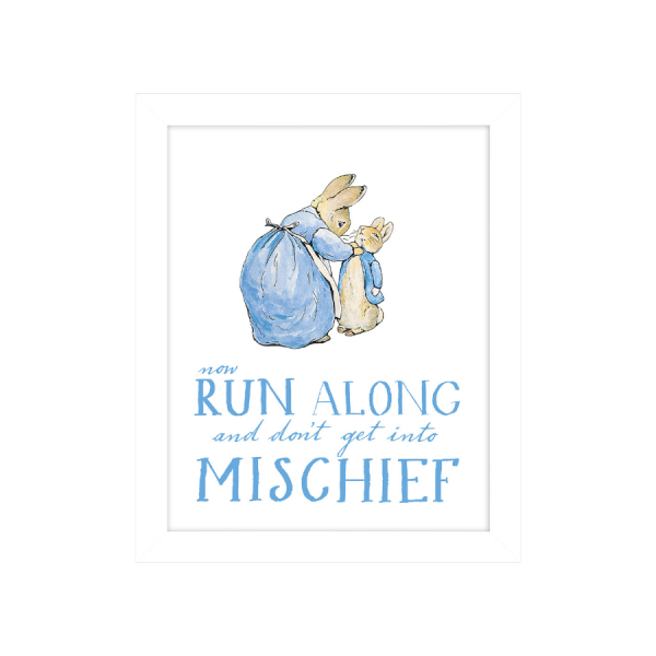 Peter Rabbit ‘Run Along’ Framed Print