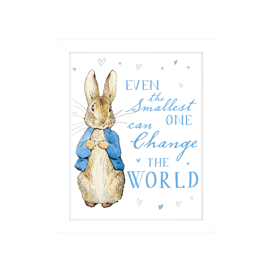 peter rabbit even the smallest one framed print beatrix potter shop