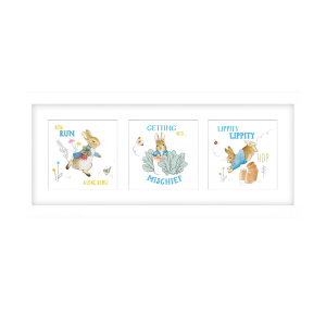 Peter Rabbit Framed x3 Prints