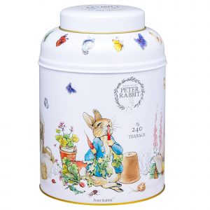 Beatrix Potter Tea Caddy with 240 English Breakfast Teabags