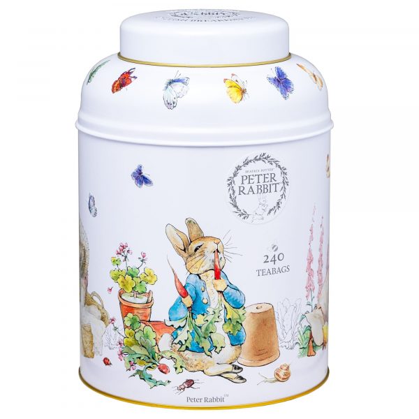 Beatrix Potter Tea Caddy with 240 English Breakfast Teabags