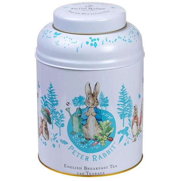 Classic Peter Rabbit Tea Caddy with 240 English Breakfast Teabags