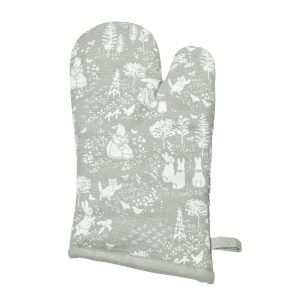 Peter Rabbit Classic Grey Pattern Single Oven Glove