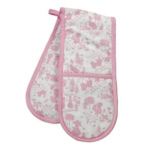 Peter Rabbit Classic Pink Pattern Double Oven Glove