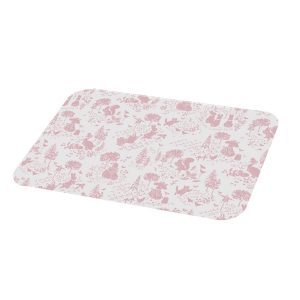 Peter Rabbit Classic Pattern Pink Glass Worktop Protector