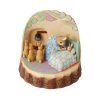 Mrs Rabbit and Bunnies Carved by Heart Figurine