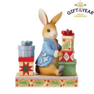 Peter Rabbit with Presents Figurine by Jim Shore